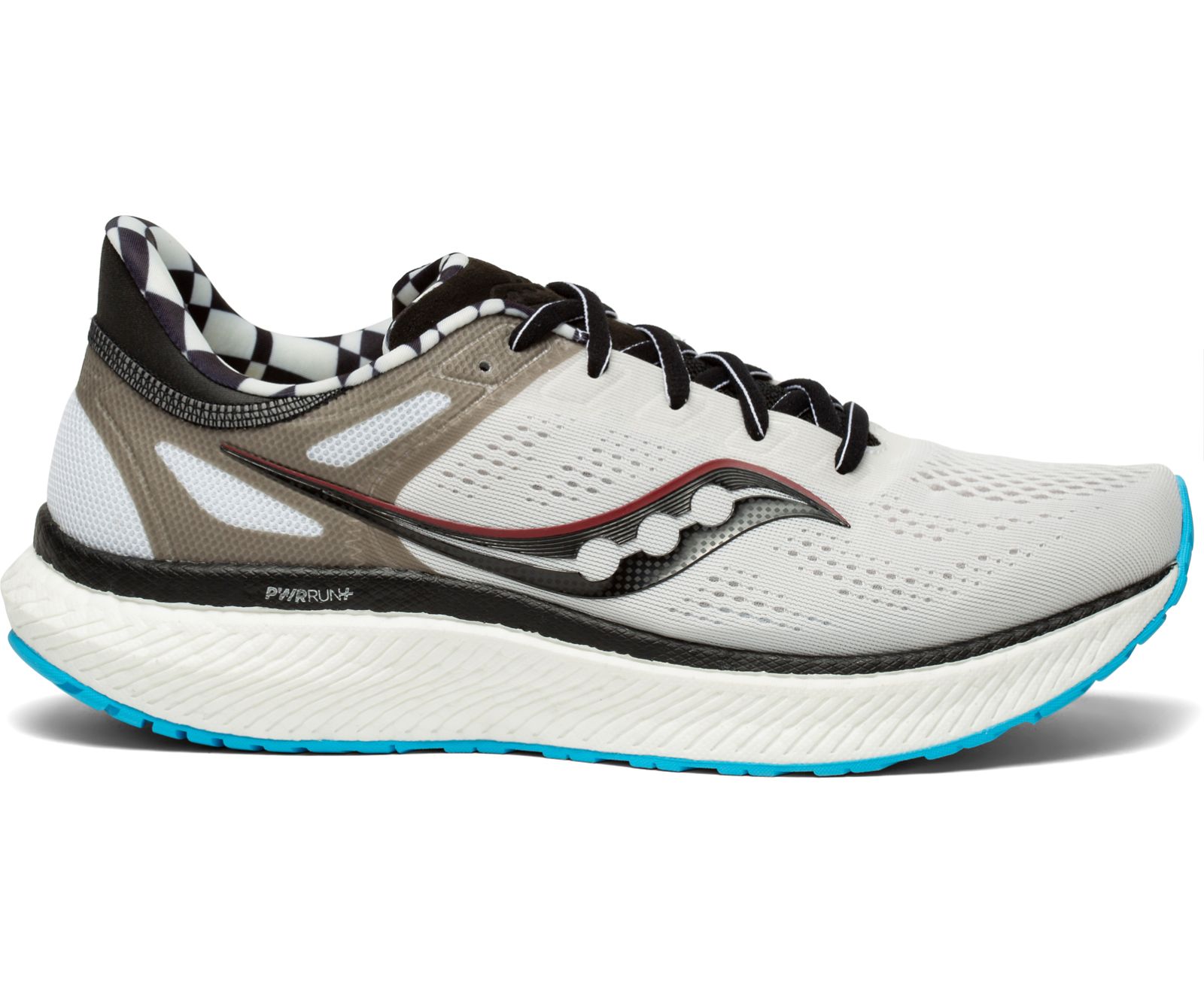 Saucony Hurricane 23 Men\'s Running Shoes White / Black | Canada 514ZUTG